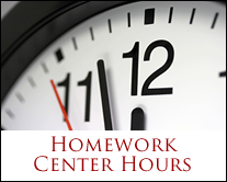 Homework Center Hours