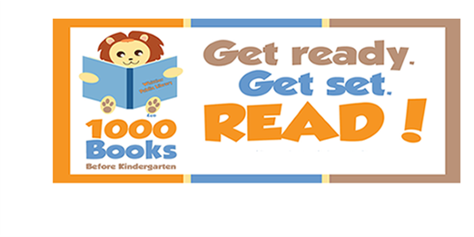 Get ready, get set read! 1,000 Books before Kindergarten image of Leo the lion reading a book