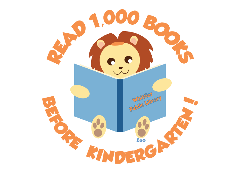 Read 1,000 Books Before Kindergarten image of Leo the lion reading a book